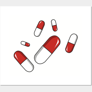 Pills party Posters and Art